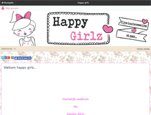 Tablet Screenshot of happygirlz.nl
